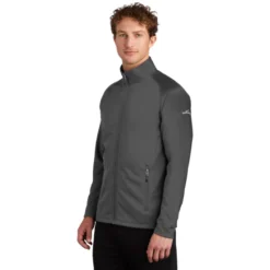 Eddie Bauer ® Smooth Fleece Base Layer Full-Zip -Travel Storage Store EB246 irongate model 3q 550x550.jpg