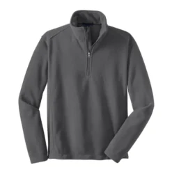 Port Authority® Value Fleece 1/4-Zip Pullover -Travel Storage Store F218 IronGrey flat Front 2011 550x550.jpg