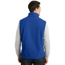 Port Authority® Value Fleece Vest -Travel Storage Store F219 trueroyal model back 102016 550x550.jpg