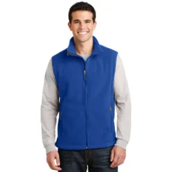 Port Authority® Value Fleece Vest -Travel Storage Store F219 trueroyal model front 102016 550x550.jpg