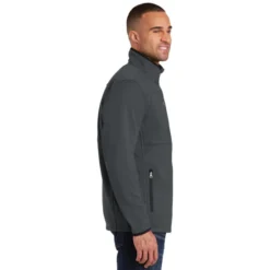 Port Authority® Pique Fleece Jacket 12 Port Authority® Pique Fleece Jacket -Travel Storage Store F222 graphite model side 550x550.jpg