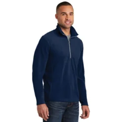Port Authority® Microfleece 1/2-Zip Pullover 13 Port Authority® Microfleece 1/2-Zip Pullover -Travel Storage Store F224 truenavy model 3q 550x550.jpg