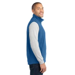 Port Authority® Microfleece Vest 15 Port Authority® Microfleece Vest -Travel Storage Store F226 LightRoyal Model Side 062612 550x550.jpg