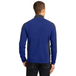 Port Authority® Colorblock Microfleece Jacket -Travel Storage Store F230 patriotblubttleshpgry model back 072014 550x550.jpg