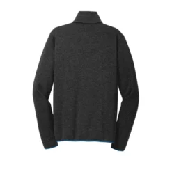 Port Authority® Sweater Fleece Jacket 16 Port Authority® Sweater Fleece Jacket -Travel Storage Store F232 blackheather flat back 550x550.jpg