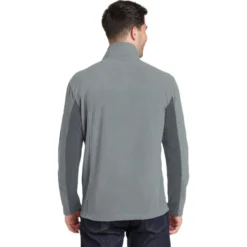Port Authority® Summit Fleece Full-Zip Jacket -Travel Storage Store F233 frostgreymagnet model back 042015 550x550.jpg