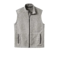Port Authority ® Sweater Fleece Vest 15 Port Authority ® Sweater Fleece Vest -Travel Storage Store F236 greyheather flat front 550x550.jpg
