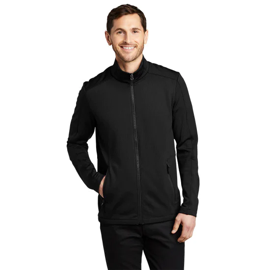 Port Authority® Grid Fleece Jacket 2 Port Authority® Grid Fleece Jacket - Image 2