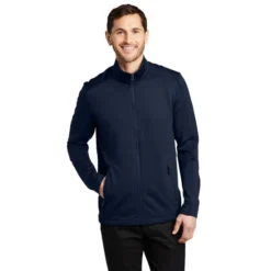 Port Authority® Grid Fleece Jacket