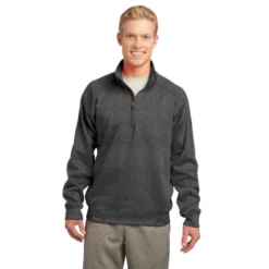 Sport-Tek® Tech Fleece 1/4-Zip Pullover 22 Sport-Tek® Tech Fleece 1/4-Zip Pullover -Travel Storage Store F247 graphitehthr model front 072011 550x550.jpg