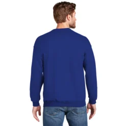 Hanes® Ultimate Cotton® - Crewneck Sweatshirt -Travel Storage Store F260 deeproyal model back 550x550.jpg
