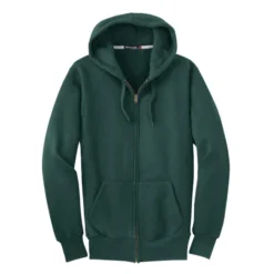 Sport-Tek® Super Heavyweight Full-Zip Hooded Sweatshirt -Travel Storage Store F282 darkgreen flat front 550x550.jpg