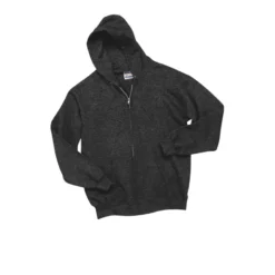 Hanes® Ultimate Cotton® - Full-Zip Hooded Sweatshirt -Travel Storage Store F283 charcoalheather flat front 550x550.jpg