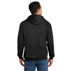 Hanes® Ultimate Cotton® - Full-Zip Hooded Sweatshirt -Travel Storage Store F283 charcoalheather model back 550x550.jpg