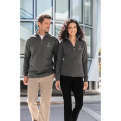 Port Authority® Slub Fleece 1/4-Zip Pullover 17 Port Authority® Slub Fleece 1/4-Zip Pullover -Travel Storage Store F295 L293 slategrey model lifestyle ga19 550x550.jpg