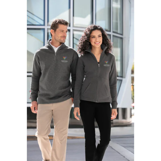 Port Authority® Slub Fleece 1/4-Zip Pullover 9 Port Authority® Slub Fleece 1/4-Zip Pullover - Image 9