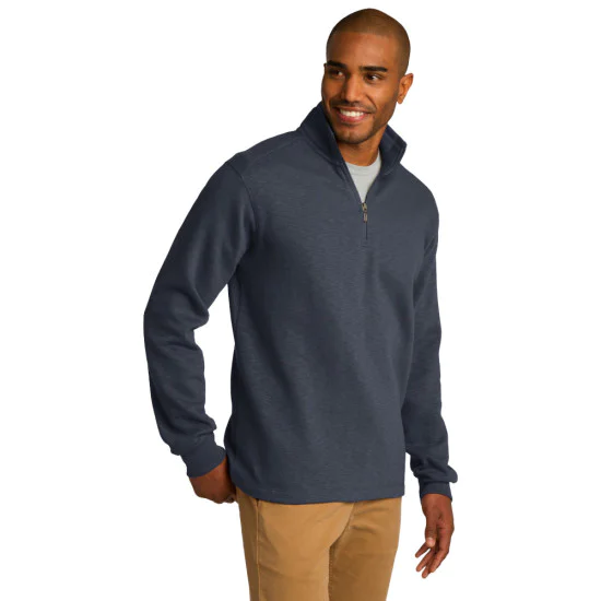 Port Authority® Slub Fleece 1/4-Zip Pullover 4 Port Authority® Slub Fleece 1/4-Zip Pullover - Image 4