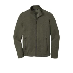 Port Authority® Collective Striated Fleece Jacket 17 Port Authority® Collective Striated Fleece Jacket -Travel Storage Store F905 deepoliveheather flat front 550x550.jpg