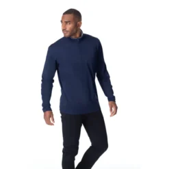 Port Authority ® Silk Touch ™ Performance 1/4-Zip 22 Port Authority ® Silk Touch ™ Performance 1/4-Zip -Travel Storage Store K584 navysteelgrey model front GA20 550x550.jpg