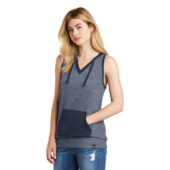 New Era® Ladies Heritage Blend Hoodie Tank 1 New Era® Ladies Heritage Blend Hoodie Tank