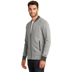 New Era® French Terry Baseball Full-Zip 12 New Era® French Terry Baseball Full-Zip -Travel Storage Store NEA503 lightgraphitetwist model 3q 102017 550x550.jpg