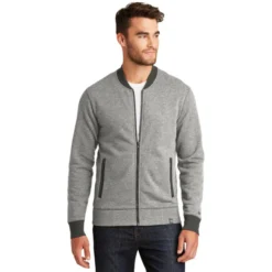 New Era® French Terry Baseball Full-Zip 11 New Era® French Terry Baseball Full-Zip -Travel Storage Store NEA503 lightgraphitetwist model front 102017 550x550.jpg