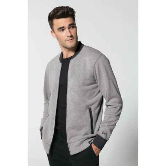 New Era® French Terry Baseball Full-Zip 9 New Era® French Terry Baseball Full-Zip - Image 9