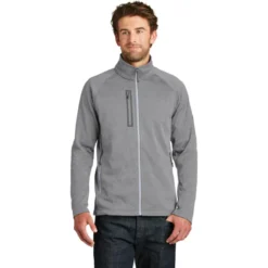 The North Face® Canyon Flats Fleece Jacket -Travel Storage Store NF0A3LH9 mediumgreyhthr model front 092017 550x550.jpg