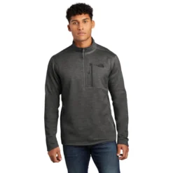 The North Face ® Skyline 1/2-Zip Fleece -Travel Storage Store NF0A47F7 tnfdarkgreyheather model front 550x550.jpg