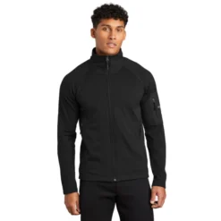 The North Face ® Mountain Peaks Full-Zip Fleece Jacket 10 The North Face ® Mountain Peaks Full-Zip Fleece Jacket -Travel Storage Store NF0A47FD tnfblack model front 550x550.jpg