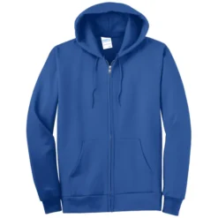 Port & Company® Essential Fleece Full-Zip Hooded Sweatshirt 27 Port & Company® Essential Fleece Full-Zip Hooded Sweatshirt -Travel Storage Store PC90ZH Royal flat Front 2009 550x550.jpg