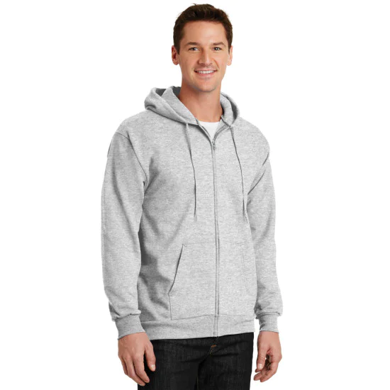 Port & Company® Essential Fleece Full-Zip Hooded Sweatshirt 3 Port & Company® Essential Fleece Full-Zip Hooded Sweatshirt - Image 3