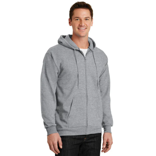 Port & Company® Essential Fleece Full-Zip Hooded Sweatshirt 1 Port & Company® Essential Fleece Full-Zip Hooded Sweatshirt