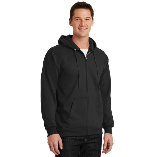Port & Company® Essential Fleece Full-Zip Hooded Sweatshirt 5 Port & Company® Essential Fleece Full-Zip Hooded Sweatshirt - Image 5