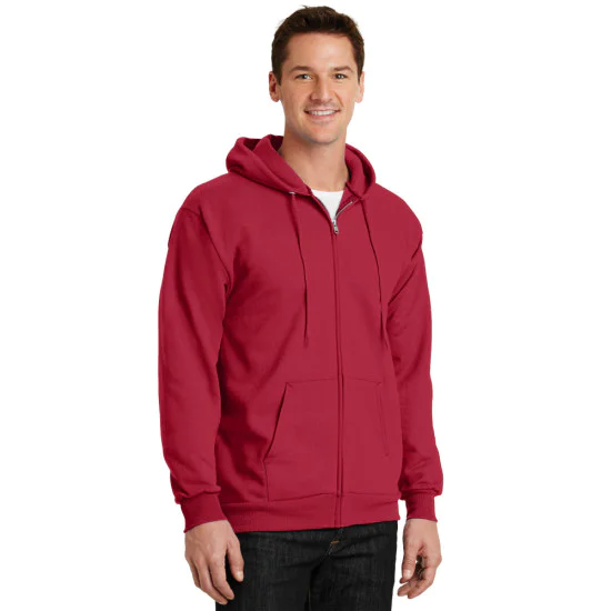 Port & Company® Essential Fleece Full-Zip Hooded Sweatshirt 6 Port & Company® Essential Fleece Full-Zip Hooded Sweatshirt - Image 6