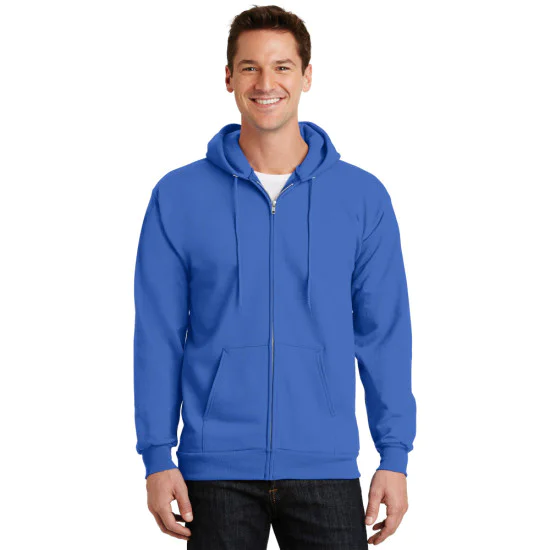 Port & Company® Essential Fleece Full-Zip Hooded Sweatshirt 8 Port & Company® Essential Fleece Full-Zip Hooded Sweatshirt - Image 8