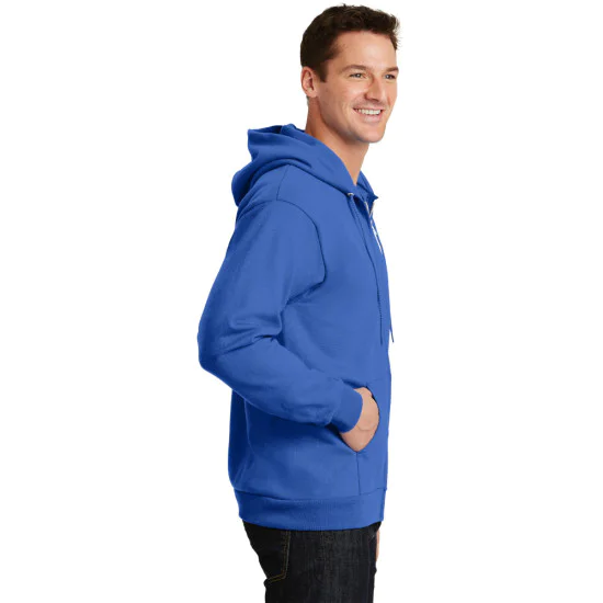 Port & Company® Essential Fleece Full-Zip Hooded Sweatshirt 11 Port & Company® Essential Fleece Full-Zip Hooded Sweatshirt - Image 11