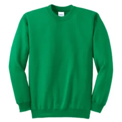 Port & Company® Essential Fleece Crewneck Sweatshirt -Travel Storage Store PC90 Kelly flat Front 2009 550x550.jpg