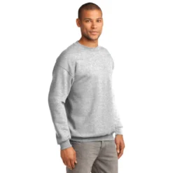 Port & Company® Essential Fleece Crewneck Sweatshirt -Travel Storage Store PC90 ash model 3q 072014 550x550.jpg