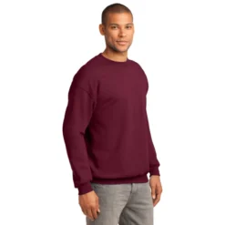 Port & Company® Essential Fleece Crewneck Sweatshirt -Travel Storage Store PC90 cardinal model 3q 072014 550x550.jpg