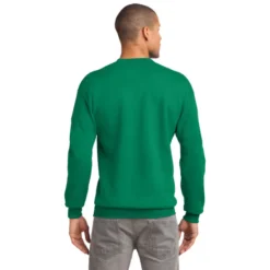 Port & Company® Essential Fleece Crewneck Sweatshirt -Travel Storage Store PC90 kelly model back 072014 550x550.jpg