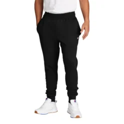 Champion ® Reverse Weave ® Jogger -Travel Storage Store RW25 black model front 550x550.jpg