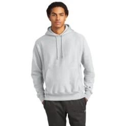 Champion ® Reverse Weave ® Hooded Sweatshirt -Travel Storage Store S101 ash model front 550x550.jpg