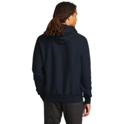 Champion ® Reverse Weave ® Hooded Sweatshirt -Travel Storage Store S101 navy model back 550x550.jpg