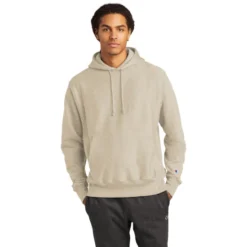 Champion ® Reverse Weave ® Hooded Sweatshirt -Travel Storage Store S101 oatmealheather model front 550x550.jpg