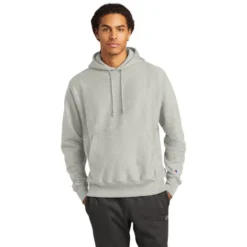 Champion ® Reverse Weave ® Hooded Sweatshirt -Travel Storage Store S101 oxfordgrey model front 550x550.jpg