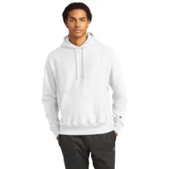 Champion ® Reverse Weave ® Hooded Sweatshirt -Travel Storage Store S101 white model front 550x550.jpg