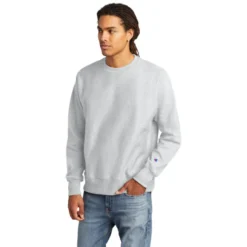 Champion ® Reverse Weave ® Crewneck Sweatshirt -Travel Storage Store S149 ash model 3q 550x550.jpg