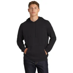 Sport-Tek® Lightweight French Terry Pullover Hoodie -Travel Storage Store ST272 black model front 550x550.jpg