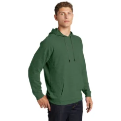 Sport-Tek® Lightweight French Terry Pullover Hoodie -Travel Storage Store ST272 forestgreenheather model 3q 550x550.jpg